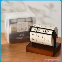 ราคา Trendyo ปฏิทินถาวร ปฏิทินหมุนพลิกทุกวันสไตล์วินเทจ อุปกรณ์ภาพถ่ายเครื่องประดับไม้ ปฏิทินนับถอยหลังด้วยตนเองที่ทนทานบ้ (40829547286)