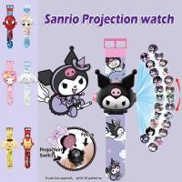 ราคา นาฬิกาเด็ก Sanrio ฉายภาพ 3 มิติ ดิจิตอล 24 รูปแบบ ซีรีส์ของเล่น Kuromi Melody Elsa Frozen Spider Man Iron Man (27887571385)