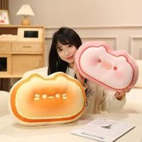 ราคา ส่งจากไทย 40CMหมอนขนมปังน่ารัก INSหมอนพิมพ์ลายขนมปัง หมอนอิงใบใหญ่ หมอนแมวสุดน่ารัก (40728453360)