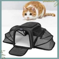 ราคา Pets Shop Pet Travel Carrier ตาข่ายระบายอากาศแบบพับได้ขนาดใหญ่ Cat สำหรับการเดินทางกลางแจ้ง (48407330800)