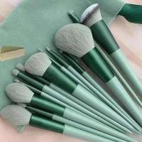 ราคา 13ชิ้นชุดแปรงแต่งหน้ากับกระเป๋าที่มีคุณภาพสูงมูลนิธิปัดแก้มผงเงาใหญ่คาบูกิผสมแต่งหน้าเครื่องมือความงาม (50557236782)