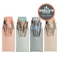 ราคา ชุดแปรงแต่งหน้าขนาดเล็ก 8 ชิ้น สี Morandi พร้อมกระเป๋า (48207305382)