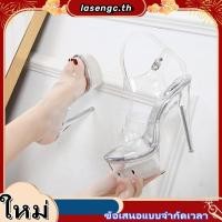 ราคา รองเท้าส้นสูงผู้หญิงไซส์ใหญ่ส้นสูงใสรองเท้าส้นเข็มเซ็กซี่สายรัดยางไซส์35 43 (46307739936)