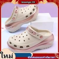 ราคา ผสมสีหญิง Wedges รองเท้าส้นสูงแพลตฟอร์ม EVA Soft (41279485355)