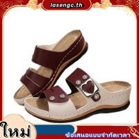 ราคา ผู้หญิง Bata Comfort Wedges ด้านล่างนุ่มเย็บ Sole Lighweight แฟชั่นการออกแบบล่าสุด (55007719809)