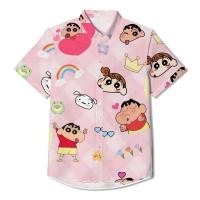 ราคา เสื้อเชิ้ต แขนสั้น พิมพ์ลายชินจัง แฟชั่นฤดูร้อน (24125758000)