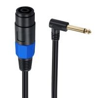 ราคา BTM Speakon Female Connector to 1 4 Male TS Speaker Cable Speakon Jack to 1 4 Plug (55607371220)