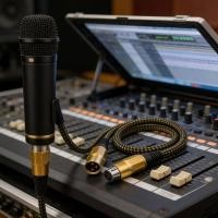 ราคา BTM Durability XLR Cable Nylon Braided XLR สายไมโครโฟน XLR ชายหญิง 3Pin Balanced Audios Cable สําหรับปลั๊กและ (54255312485)