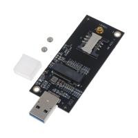 ราคา BTM NGFF M 2 ถึง USB 3 0 การ์ดขยายอะแดปเตอร์พร้อมช่องใส่ซิมการ์ดสําหรับโมดูล 3G 4G รองรับ M2 key B 3042 Wifi การ์ด (53557371175)