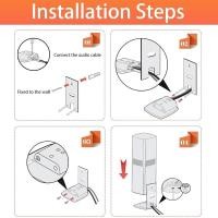 ราคา BTM Steel Wall Mounts สําหรับ Lifestyle 650 700 ระบบเสียงพร้อมชุดฮาร์ดแวร์ครบชุดและคําแนะนําประกอบที่ชัดเจน (51604277350)