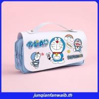 ราคา Si กระเป๋าดินสอ กระเป๋าเครื่องเขียน ผ้าแคนวาส ลายการ์ตูนโดราเอมอน 3 ชั้น จุของได้เยอะ สําหรับเด็กนักเรียน โรงเรียน สํานักงาน (44079335940)