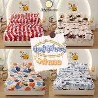 ราคา ผ้าปูที่นอน ชุดผ้าปูที่นอน ผ้าปูที่นอนครบเซ็ต 6 ชิ้น 3 5ฟุต 5ฟุต 6ฟุต กันไรฝุ่น (42254679061)