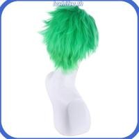 ราคา Plpj อะนิเมะ ONE PIECE Slicked back วิกผมสีเขียวสั้นชั้น Roronoa Zoro คอสเพลย์วิกผมใหม่ (46907321221)