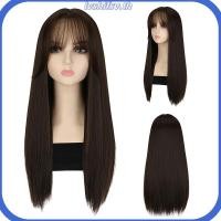 ราคา วิกผมยาวตรง แบบเต็มหน้าม้า แต่งลูกไม้ธรรมชาติ สําหรับผู้หญิง (45757014793)