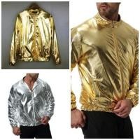 ราคา Jacket TA14 แจ็คเก็ตสีเงิน แจ็คเก็ตสีทอง สำหรับคนตัวใหญ่ คนอ้วน ใหญ่สุดอก 50 นิ้ว (14652851758)