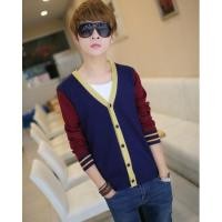 ราคา HT37 เสื้อคาร์ดิแกน กระดุมหน้า (3413015671)