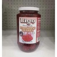ราคา Ligo Maraschino Cherry in Syrup ลิโก้ เชอร์รี่แดงมีก้านในน้ำเชื่อม นำเข้าจาก USA ขนาด 737g (50200537650)