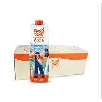 ราคา ยกลัง กู๊ดวิลนมข้นจืด สูตรนมสด ขนาด 1 000 มล สั่งได้ครั้งละ1ลัง (44010676230)