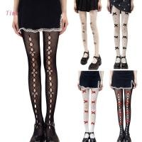 ราคา ถุงน่องตาข่าย ผ้ากํามะหยี่ แบบรูกลวง สไตล์โลลิต้า สําหรับผู้หญิง (22719334409)