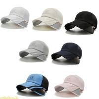 ราคา Time Summer Retractable Brim Girl Baseball Cap Summer Adjustable Unisex Baseball Caps (56807315752)