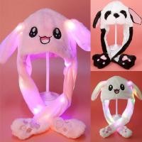 ราคา หมวกตุ๊กตาการ์ตูนกระต่ายหูกระต่ายมีไฟ Led สําหรับเด็กและผู้ใหญ่ (10830762287)