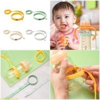 ราคา เวลาปรับขวดนม เทเธอร์ โซ่ นุ่มปลอดภัยซิลิโคนที่วางแก้วสายรัดป้องกันการรั่วไหลแบบพกพาให้อาหารช่วย (54457311895)