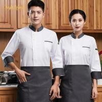 ราคา ชุดเชฟ เสื้อเชฟ ชุดเชฟทำอาหาร ชุดเชฟแขนยาว ระบายอากาศได้ สะดวกสบาย คุณภาพสูง โรงแรม ร้านอาหาร ห้องครัว S XL (41356003924)