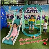 ราคา ชิงช้าสไลเดอร์ปลาวาฬ ชุดสไลเดอร์ชิงช้าเด็กน้อย มาพร้อมแป้นบาส ลูกบอล เสริมพัฒนาการครบจบในเซตเดียว (4253351001)