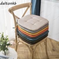 ราคา DALTONK เบาะเก้าอี้นุ่มสบายสีทึบผ้าฝ้าย ramie Office Home เก้าอี้ Pad (46507204366)