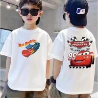 ราคา เสื้อยืดเด็กผู้หญิงฤดูร้อน แขนสั้น คอกลม พิมพ์ลายรถ 100 ทรงหลวมเรียบง่าย สไตล์ทรงหลวม (57755824922)
