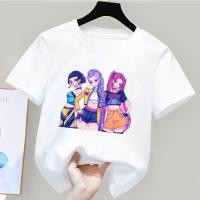 ราคา MIRA HUNTRIX RUMI ZOEY คอลเลคชั่นเด็กตอนสแปนเด็กซ์ผ้าคุณภาพสูง HUNTER X สีขาวเสื้อเชิ้ต (52454605412)