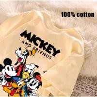 ราคา เสื้อยืด Mikey 230gms สบาย พิมพ์ลาย ลำแขนสั้น ใส่ ทันสมัย (48904736506)
