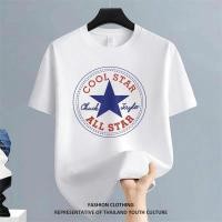 ราคา คอกลมเสื้อยืด oversize ไม่ละคายเคือง หญิงชายได้ใส่ ฤดูหนาวตลอดฤดู ผ้าละลายอากาศดี (44956337116)