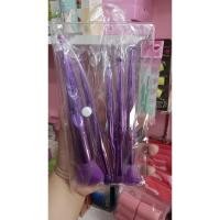 ราคา เซ็ทแปรงปัดแก้ม สีม่วง5ชิ้น (29814154195)