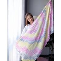 ราคา Multipurpose tie dye ผ้ามัดย้อมอเนกประสงค์ คลุมไหล่ โพกผม นุ้ง ปูพื้น (20732443842)