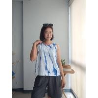 ราคา เสื้อแขนกุดผ้าฝ้ายมัดย้อม (51853152977)