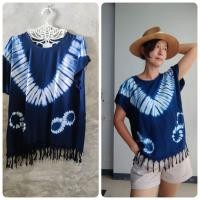 ราคา เสื้อคอปาดชายกรุยมัดย้อม (54953812114)