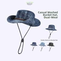 ราคา หมวกบักเก็ตยีนส์ระบายอากาศ สำหรับใส่ได้ทุกโอกาส ป้องกันแสงแดด UV ในทุกฤดูกาล (52407146660)