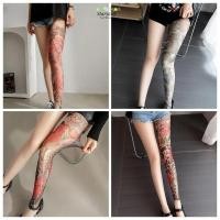 ราคา ถุงน่องลายสตรี สตาร์เวย์ พร้อมลายดอกโบตั๋นและรอยสักปลอม เหมาะสำหรับเลกกิ้งตาข่ายในฤดูร้อน (29741305482)