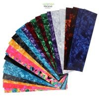 ราคา STARYSWAY 25 ชิ้น Celluloid แผ่นฟิล์มแถบ สีสุ่ม Celluloid กีตาร์ Pick Punch สี่เหลี่ยมผืนผ้า Stringed Instrument อุปกรณ์เสริมชิ้นส่วนกีตาร์อุปกรณ์เสริม Stringed Instrument (54207640643)