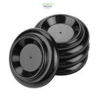 ราคา STARYSWAY 4 ชิ้น ถ้วยล้อเลื่อนเปียโน แผ่นสักหลาดป้องกันเสียงรบกวน แผ่นแปะเท้าเปียโน สีดํา ABS ป้องกันความชื้น ตัวป้องกันหน้าจอขาเปียโน สําหรับเปียโน Upright (49556087089)