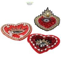 ราคา STARYSWAY 3PCS Love Iron on 3 สไตล์ Rhinestone Evil Love Heart Eyes เลื่อมแพทช์ อุปกรณ์เสริม Glitter เลื่อมหัวใจลูกปัดเย็บแพทช์สําหรับเสื้อผ้ากางเกงยีนส์ (49457011988)