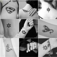 ราคา รอยสัก แทททู ธาตุเย็นสำหรับผู้ชาย แทททูลายแมงมุม มังกรทะยาน แมงป่อง เสือ จิ้งจอก แทททูชั่วคราว ส่งเร็ว tattoo กันน้ํา (26921963151)
