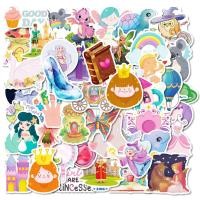 ราคา สติ๊กเกอร์ ลายการ์ตูน Disney Princess ดิสนี่ย์ ตกแต่ง กราฟฟิตีสติกเกอร์เครื่องเขียนสติกเกอร์น่ารัก เด็ก sticker 50ชิ้น (40109531363)