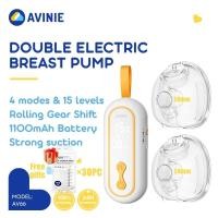 ราคา AVINIE ที่ปั้มนม ปั้มนมไฟฟ้า แบบปั๊มคู่ รุ่น 4 โหมด x 15 เกียร์ ความจุ 210ml 2 แฮนด์ฟรี แบบพกพา สวมใส่ได้ AV66 (26967341963)