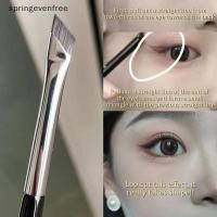 ราคา Springevenfree Brow Contour แปรงแต่งหน้า Eyebrow Eyeliner Brush Professional Super Thin Angled Liner Eye Brush Make Up Tools th (54157652226)