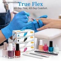ราคา Springevenfree 100PCS Nitrile Blend ถุงมือแบบใช้แล้วทิ้ง Blue Variants Durablefortable Latex Free สําหรับ Home ใช้ th (49954280784)