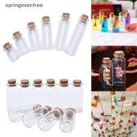 ราคา Springevenfree 10 ชิ้นขวดแก้วพร้อมจุกไม้ก๊อกขวดใส Vial ตกแต่งงานแต่งงาน th (47955149499)