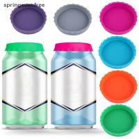 ราคา Springevenfree 1 ชิ้นฝาปิดโซดาครอบคลุมหลายสีเครื่องดื่มสามารถป้องกันซิลิโคนสามารถครอบคลุมขวดเบียร์กระป๋องโซดาโค้กป้องกันการรั่ว th (45455149588)