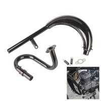 ราคา แยกท่อท่อไอเสียสําหรับ 2 จังหวะ 50cc 66cc 80cc 100cc เครื่องยนต์แก๊สมอเตอร์จักรยานมอเตอร์ชิ้นส่วนดัดแปลง (26133001963)